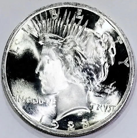 ⭐️1923 P PEACE DOLLAR⭐️FLAWLESS SUPERB GEM BU+++⭐️EXCEPTIONAL EXAMPLE⭐️ Cover