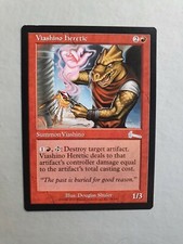 Viashino Heretic, MTG Urza's Legacy (1999) Uncommon Red Creature VNM