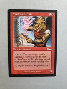Viashino Heretic, MTG Urza's Legacy (1999) Uncommon Red Creature VNM - Picture 1 of 2