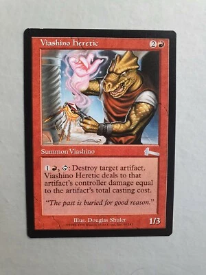 Viashino Heretic, MTG Urza's Legacy (1999) Uncommon Red Creature VNM - Image 1 of 2