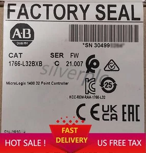 Sealed Pack Allen-Bradley 1766-L32BXB Ser C MicroLogix 1400 32 Point Controller - Bild 1 von 2