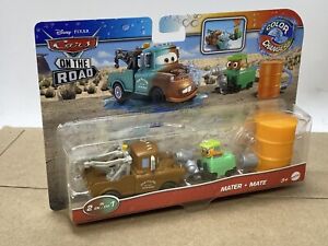 Disney Cars Pixar Animated Toys Color Changers On The Road Mater Mate Pitty