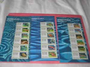 All Three Freshwater Life Post & Go Packs - Mint - As Purchased from Royal Mail - Picture 1 of 4