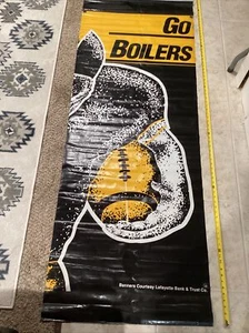 Purdue Boilermakers Street Light Post Stadium Banner Football & Volleyball A Ver - Picture 1 of 10