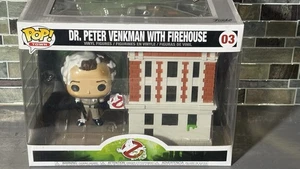 Ghostbusters Dr. Peter Venkman with Firehouse 03 Funko POP - Picture 1 of 2
