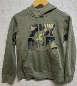 Nike Green Camo Hoodie youth Size Medium JUST DO IT Green Camouflage - Picture 1 of 10