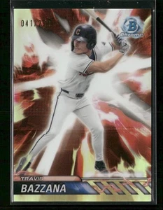 2024 Bowman Draft #PP-1 Travis Bazzana Guardians #/250 Plasma Power Refractor - Picture 1 of 2