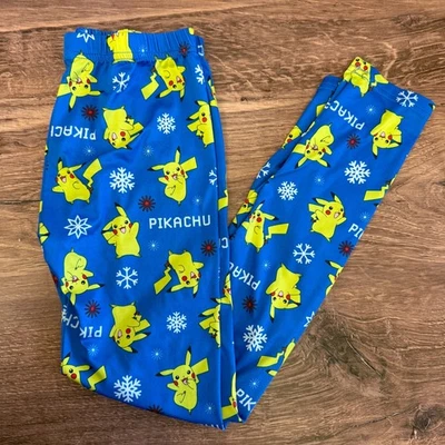 Pantalones Capa Base Invierno Pokémon Pikachu Niños Talla M Cuddl Duds Estampado Copo de Nieve Foto 1 de 4