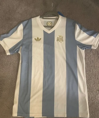 Camiseta Argentina 50 Aniversario Unisex Talla L (Calce Ajustado) 100% Auténtica Foto 1 de 4