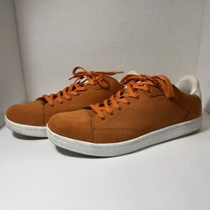 Steve Madden Men’s Becker 2 Size 12 Sneakers Orange Suede  - Picture 1 of 6
