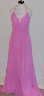 NUEVO Jordan Dama de honor Vestido de Noche Baile de graduación Vestido Formal 8 Rosa $169 con Chal Bufanda Foto 1 de 4