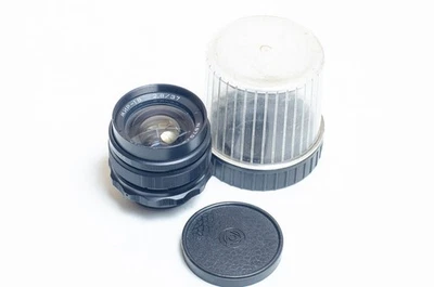 Mir-1V, Mir-1B 2.8/37 37mm f/2.8 M42 Soviet SLR lens. MINT - Image 1 of 4
