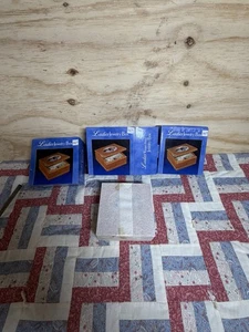 Juego de 3 joyeros de madera nuevos nunca abiertos tamaño pequeño - Imagen 1 de 7