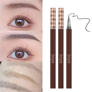 Waterproof Tattoo Pen Non-smudge Eye Brow Durable Liquid Eyebrow Pencil - Picture 1 of 12