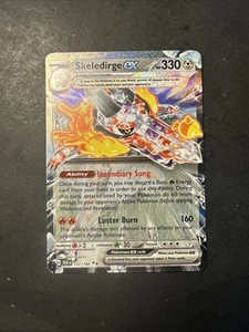 Pokémon Skeledirge ex 137/182 2023 Escarlata Violeta Paradoja Grieta Arte Holográfico - Imagen 1 de 6