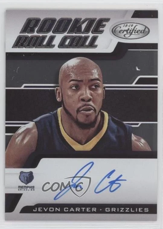 2018-19 Certified Rookie Roll Call Jevon Carter #RRC-JC Auto RC - Image 1 of 2