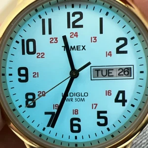 Reloj Timex T20471 Para Hombre Fácil Lectura Banda de Expansión Tono Dorado (hermoso😱) $$ - Imagen 1 de 13