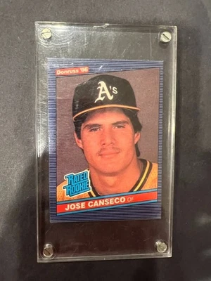 1986 Donruss Jose Canseco Rookie - Oakland Athletics Bash Brothers - Image 1 of 4