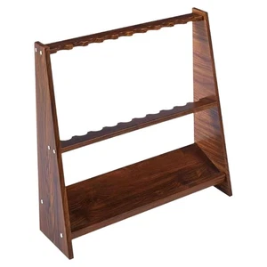 Pool Cue Rack Only Modern Sturdy Stable Billiard Cue Rack Stand Double Tiers - Picture 1 of 6