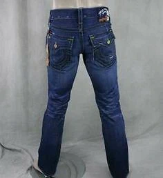 Jean de diseñador envejecido 30x32 - verdadero inspirado en "Religio" Foto 1 de 4