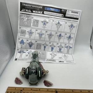 2006 Transformers Star Wars Crossover - Boba Fett / Slave I With Directions - Picture 1 of 5