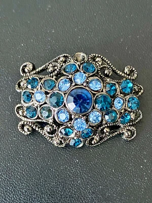 Vintage Diamante Faceted Rhinestone Crystal Bling Decorative Buttons - Image 1 of 4