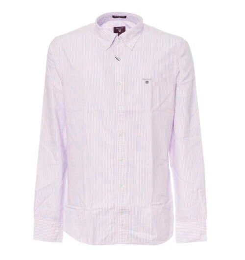 Camisa GANT Caoba Roja Oxford Banker Calce Ajustado Abotonada 3056702 Talla M Nueva con Etiquetas Foto 1 de 1