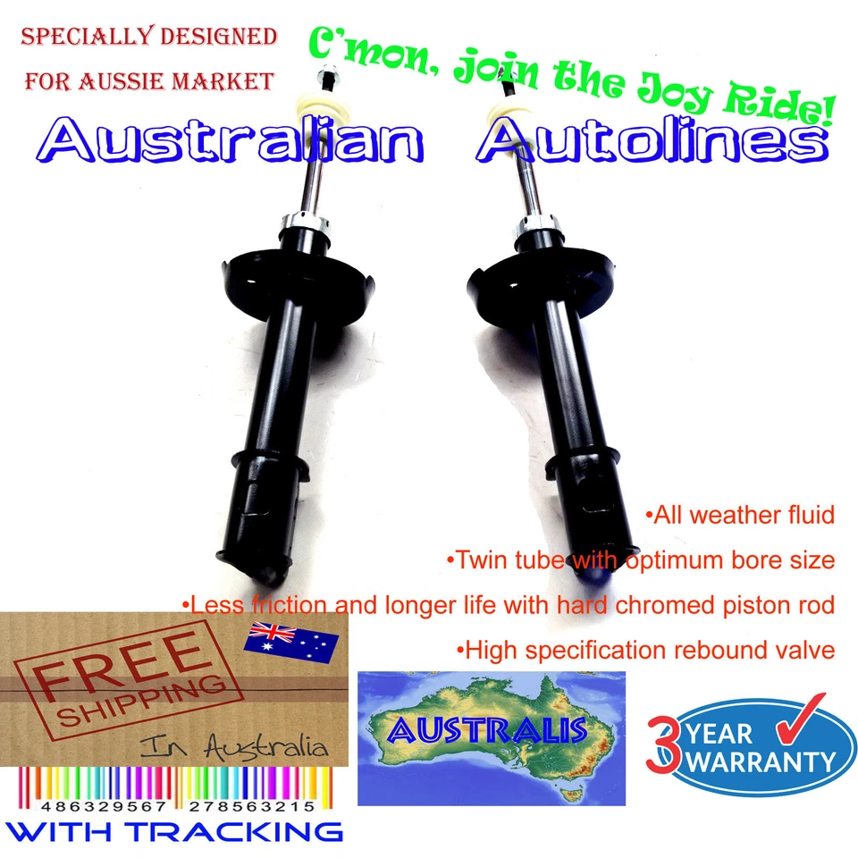 1 Pair Holden Barina SB All Hatchback Brand New Front Shock Absorbers 5/94-4/01 - Image 1 of 1