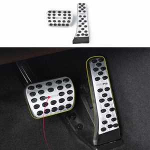 For Benz S-Class 2021-2023 Silver Aluminum Brake Pedal Accelerator Pedal Cover - Picture 1 of 7