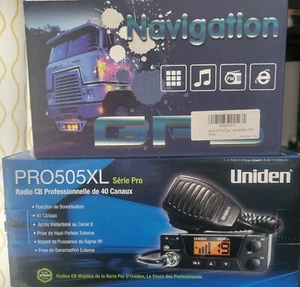 Uniden Pro505xl profesjonalne 40-kanałowe radio CB i Xgody 9-calowa nawigacja GPS - Zdjęcie 1 z 9