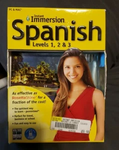 Instant Immersion - Spanish Levels 1, 2 & 3. Set of 9 Discs. - Picture 1 of 2