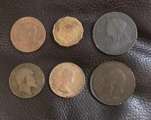 1944 Georgivs 1/2 Penny 1912 1899 Great Britain 1908 1957 Elizabeth 1938 Coins - Picture 1 of 3