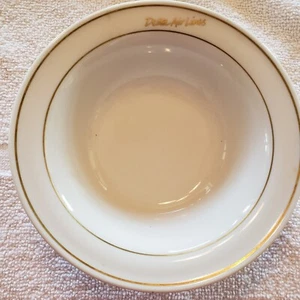 Platos retro de viaje de China con tazón de cerámica de colección Delta Airlines de Mayer 391 - Imagen 1 de 8