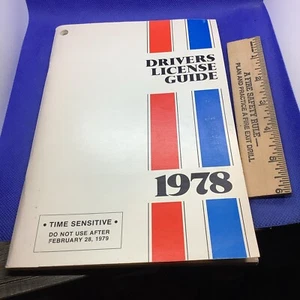 Guía de licencia de conducir, edición EE. UU./Canadiense 1978, factura original, - Imagen 1 de 10