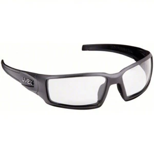 UVEX S2940XP Hypershock Black Frame Safety Glasses, With Clear Anti-Fog Lens - Picture 1 of 1