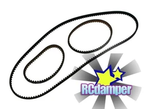 JAPAN MADE TIMING BELT SET 3PCS FOR HPI NITRO RS4 2 / RS4 / RS4 Racer A849 - Picture 1 of 1