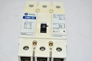 Allen Bradley 140U-G2 Formgehäuse-Leistungsschalter MCCB 70A 3-polig - Bild 1 von 6