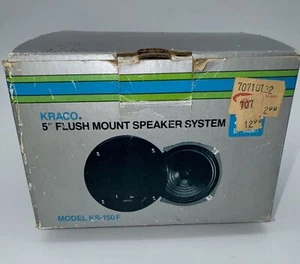 NIB Vintage KRACO 5” Flush Mount Speaker System Kit KS-150F Japan 2 Speakers - Bild 1 von 12