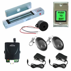 Visionis One Door Access Control with Maglock, Exit Button, + Alert Buzzer - Picture 1 of 11