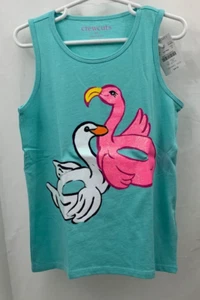 Girl's J Crew Crew Cuts Glitter Tank Small 6 - 7 Pool Floats  - Picture 1 of 2