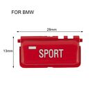 Red Sport Mode Button Cover for BMW 3 Series E46 M3 Long lasting Quality