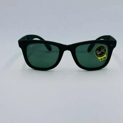 Ray Ban Wayfarer Folding Sunglasses Bausch & Lomb lenses - Image 1 of 3