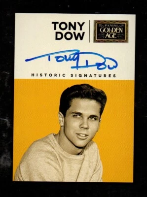 2014 Golden Age Historic Signatures Tony Dow Wally Cleaver autógrafo RIP Foto 1 de 2