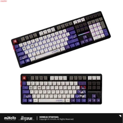 Honkai: Star Rail Official Acheron Theme Wireless Bluetooth Mechanical Keyboard - Image 1 of 4