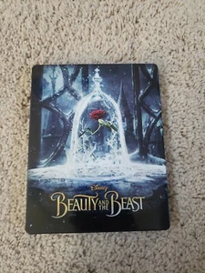 Disney Beauty and The Beast Limited Edition Steelbook Blu Ray+DVD 2017 - Picture 1 of 5