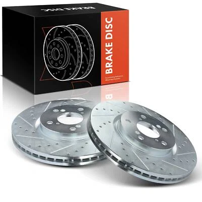 Rotores perforados y ranurados para Honda Ridgeline 2006 2007 2008 2009-2014 V6 3,5 L Foto 1 de 4