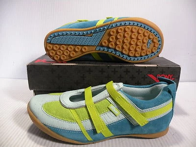 ZAPATILLAS DEPORTIVAS PONY PANACHE BAJAS CHEVRON ZAPATILLAS DE ENTRENAMIENTO MUJER ZAPATOS AZUL/VERDE TALLA 9 NUEVAS Foto 1 de 4