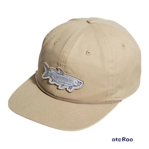 Vineyard Vines Tarpon Patch Flat Brim Baseball Hat.OS.Khaki.MSRP$32.00 - Picture 1 of 5