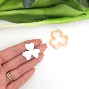 Shamrock Clay Cutter • Jewellery & Earring Makers Tools • Shamrock Leaf Cutters - Picture 1 of 6