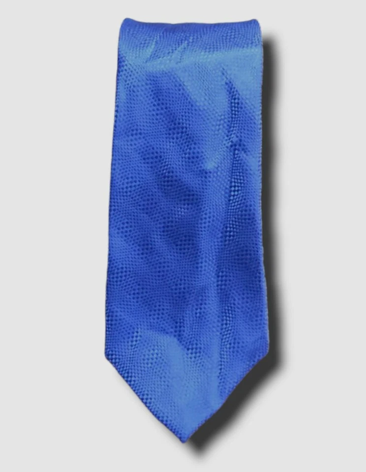$69 Sean John Para hombres Azul Cuadros Cuadros Sólido Autoatado Seda Cuello Corbata 56X3 Foto 1 de 1